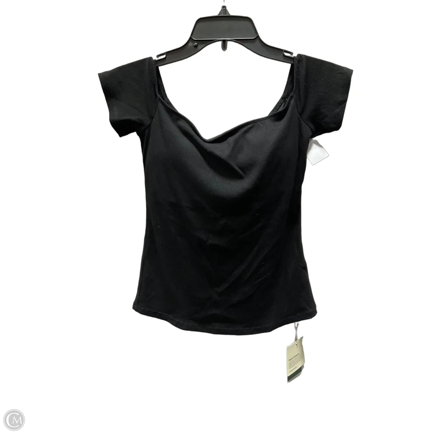 Athletic Top Short Sleeve By Halara In Black, Size: S