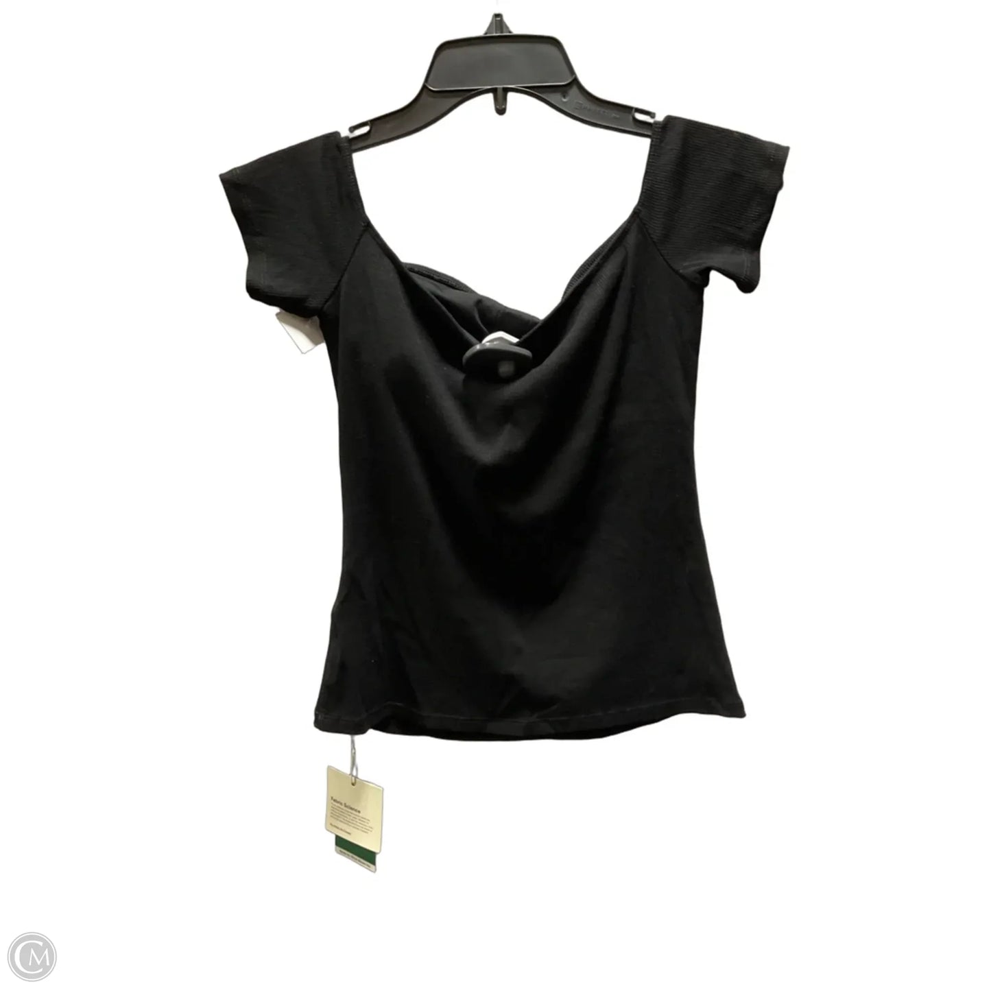 Athletic Top Short Sleeve By Halara In Black, Size: S