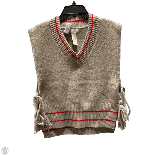 Top Sleeveless By Free People In Brown & Red, Size: Osfm