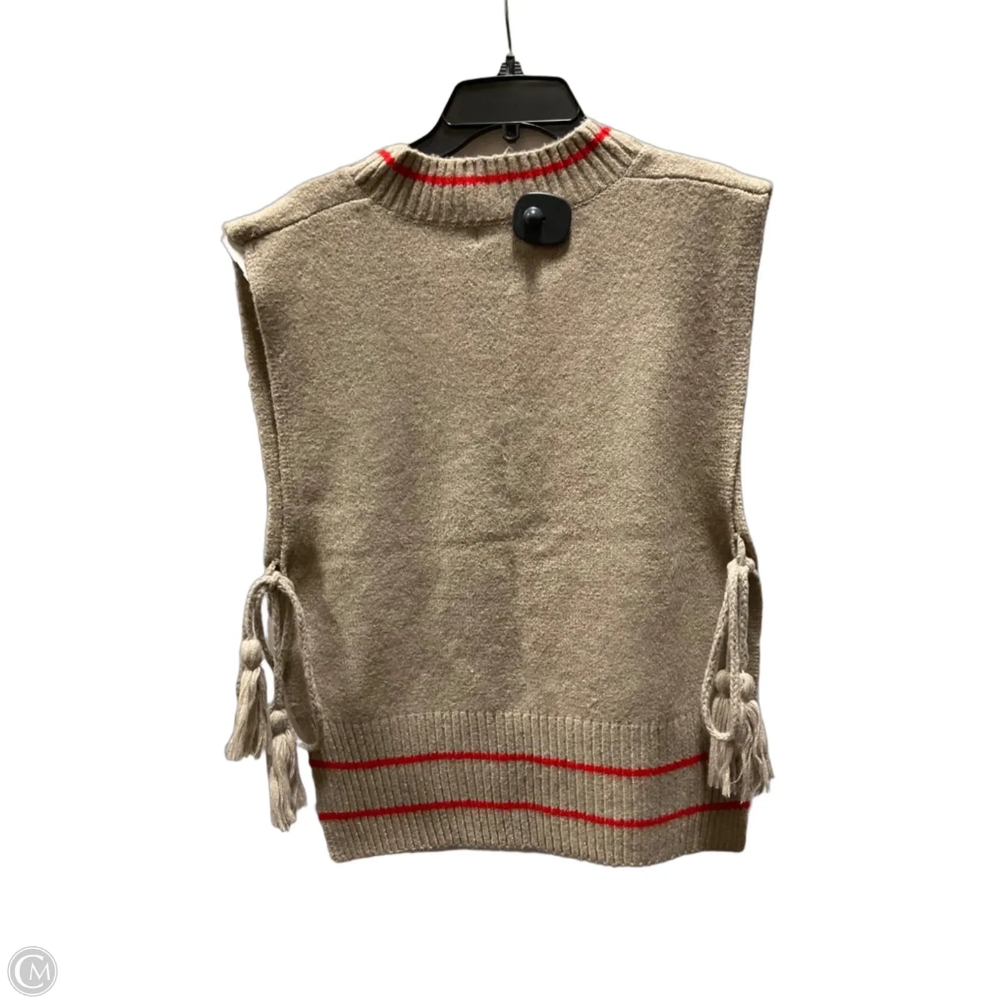 Top Sleeveless By Free People In Brown & Red, Size: Osfm