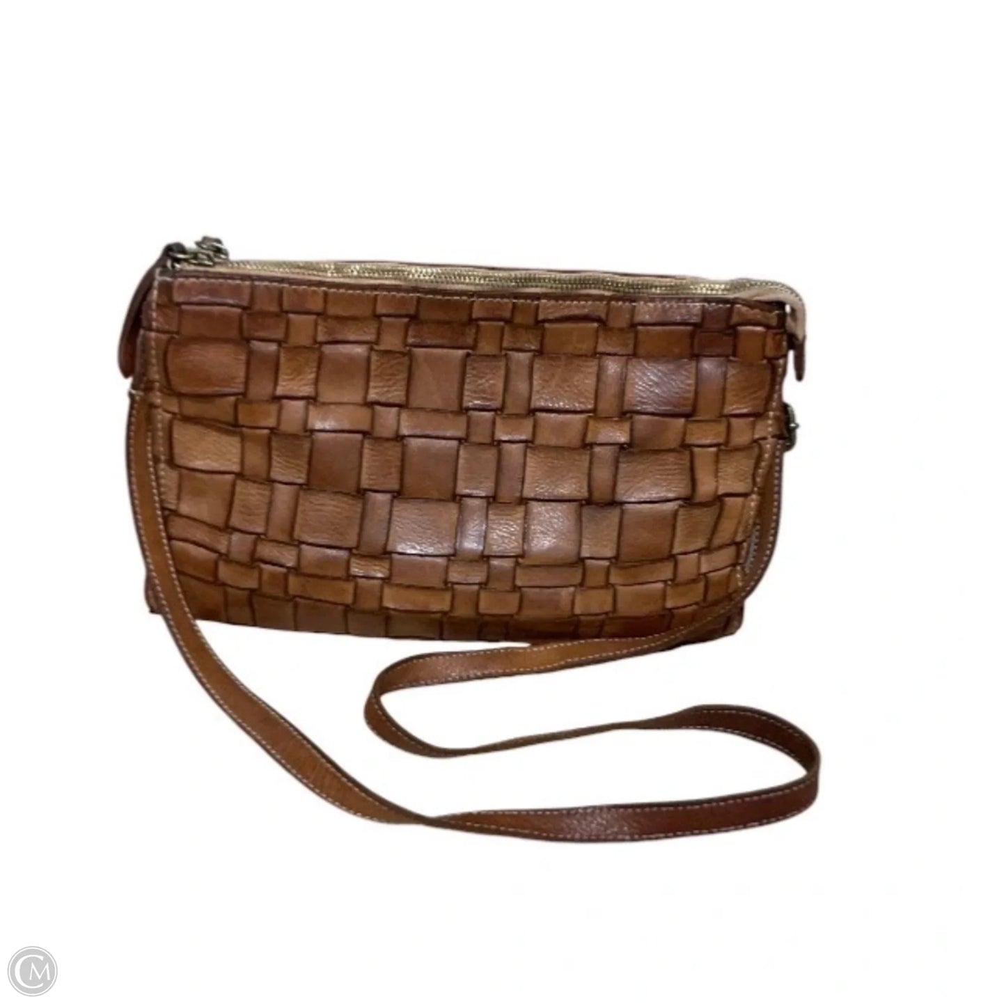 Handbag Leather By Cmc, Size: Medium
