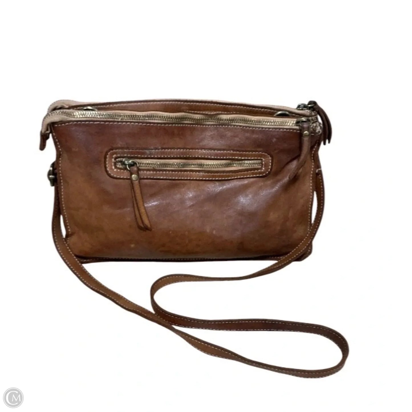 Handbag Leather By Cmc, Size: Medium