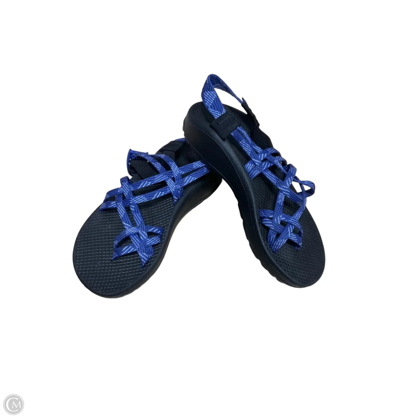 Sandals Flats By Cmf In Blue, Size: 8