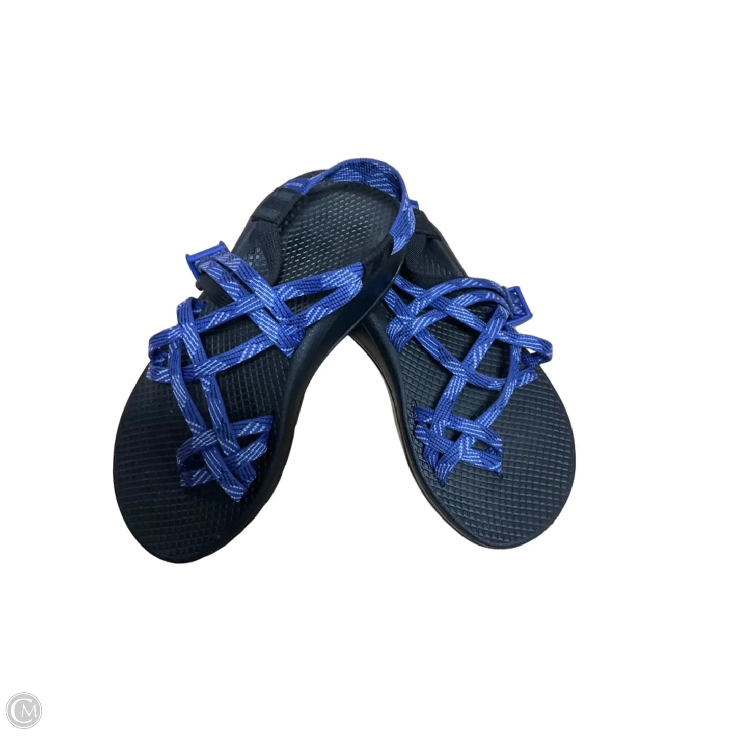 Sandals Flats By Cmf In Blue, Size: 8