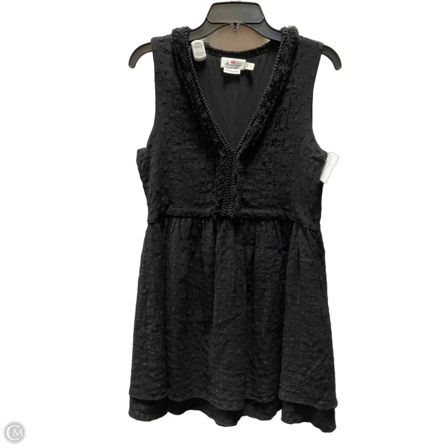 Dress Casual Midi By Vineyard Vines In Black, Size: L