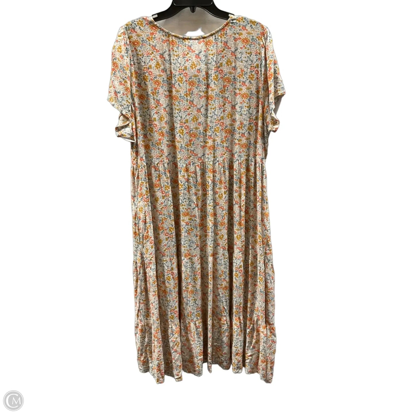 Dress Casual Maxi By Sonoma In Floral Print, Size: Xxl