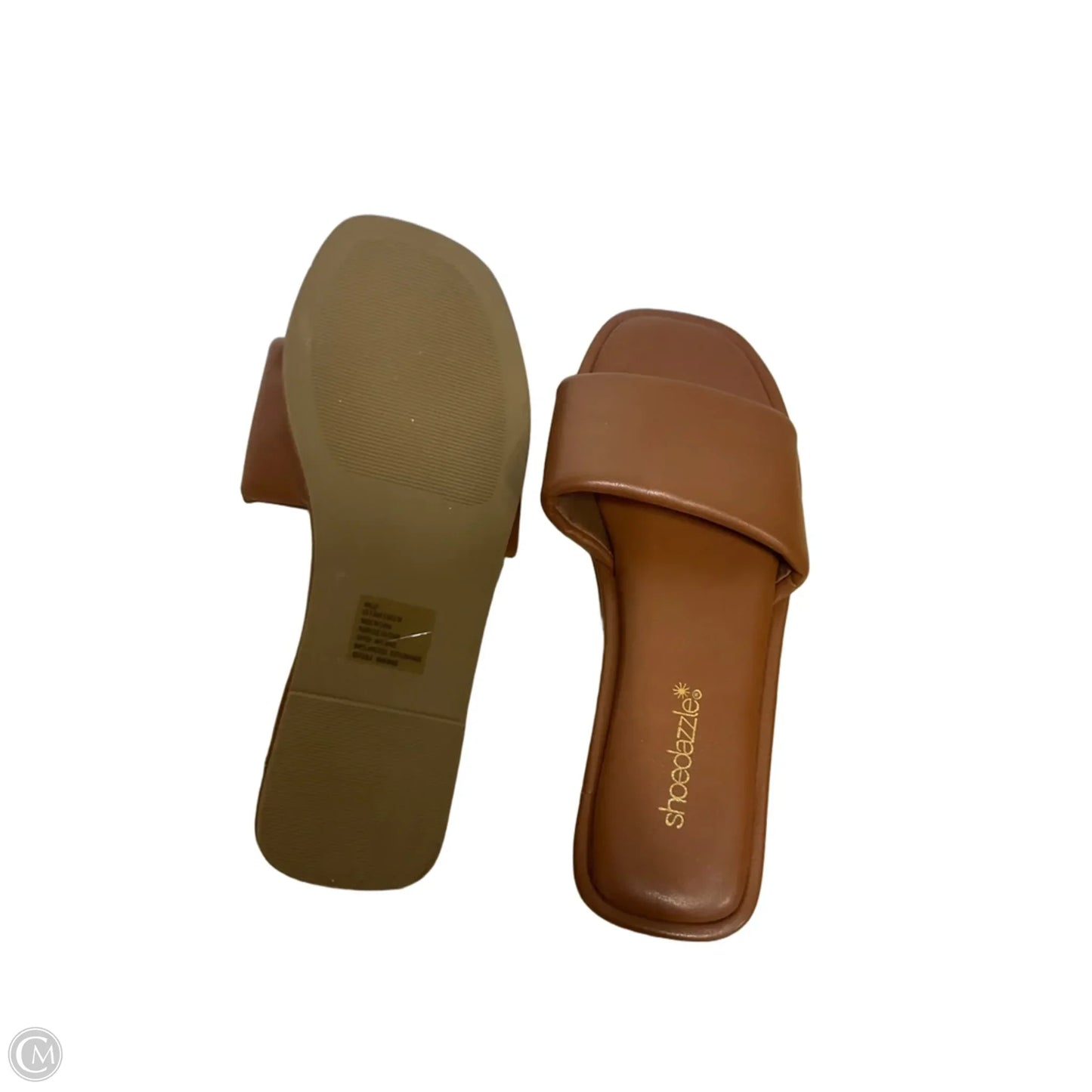 Sandals Flats By Shoedazzle In Brown, Size: 7.5
