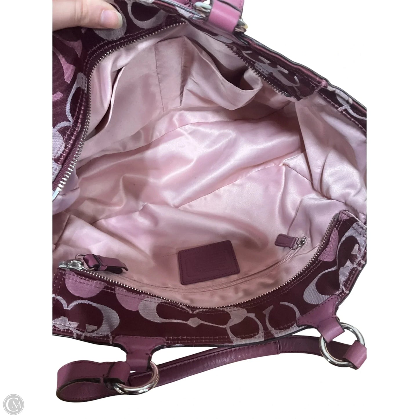 Handbag Designer By Coach, Size: Large