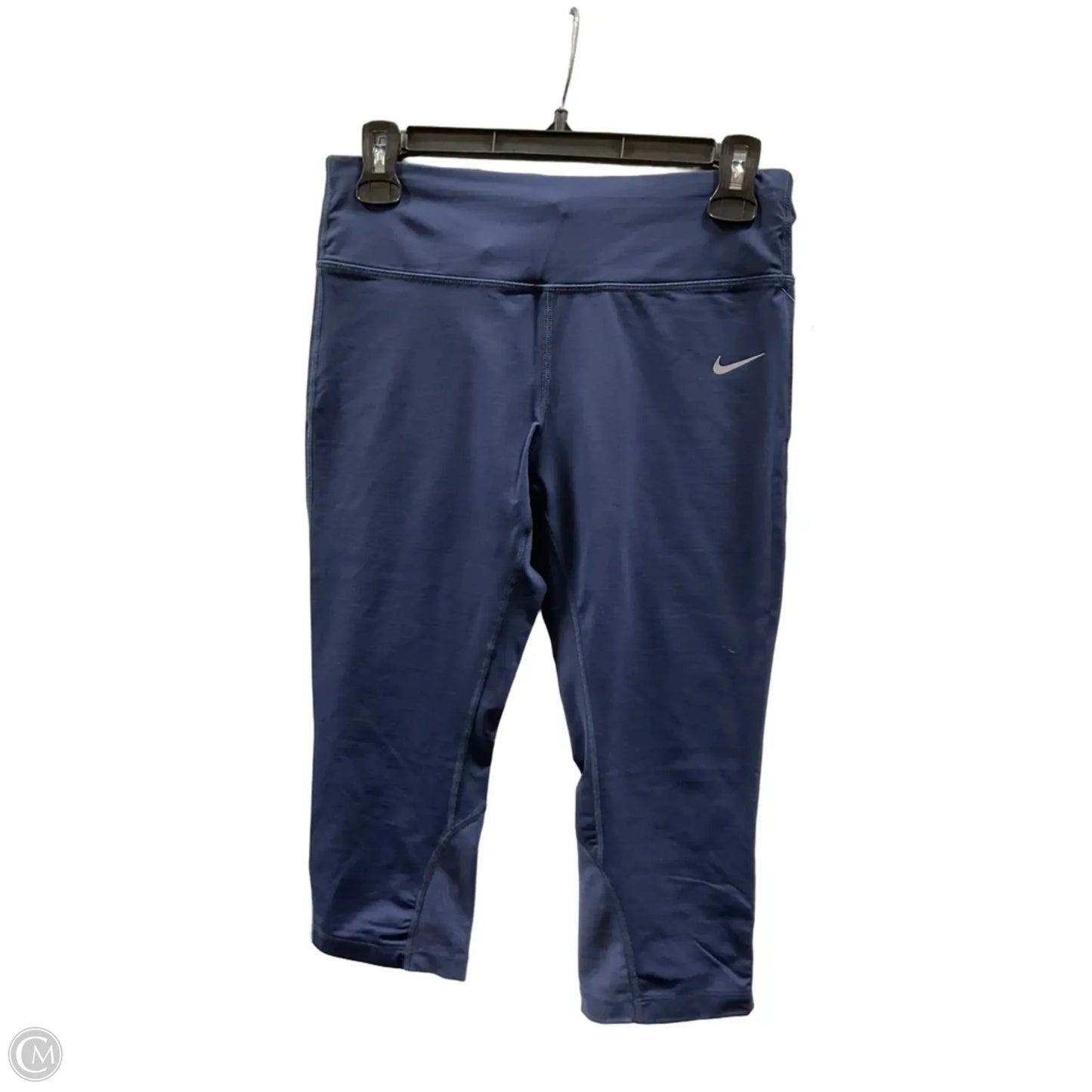 Athletic Leggings Capris By Nike Apparel In Blue, Size: M