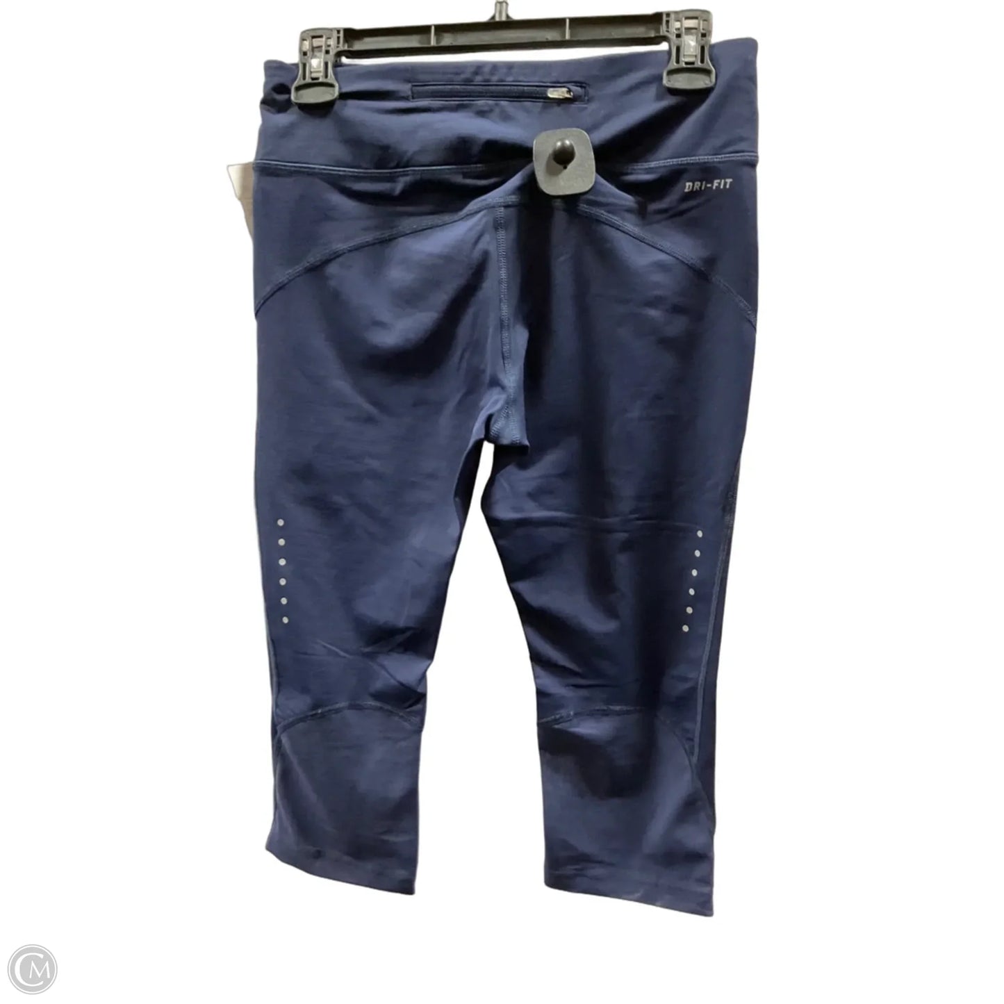 Athletic Leggings Capris By Nike Apparel In Blue, Size: M