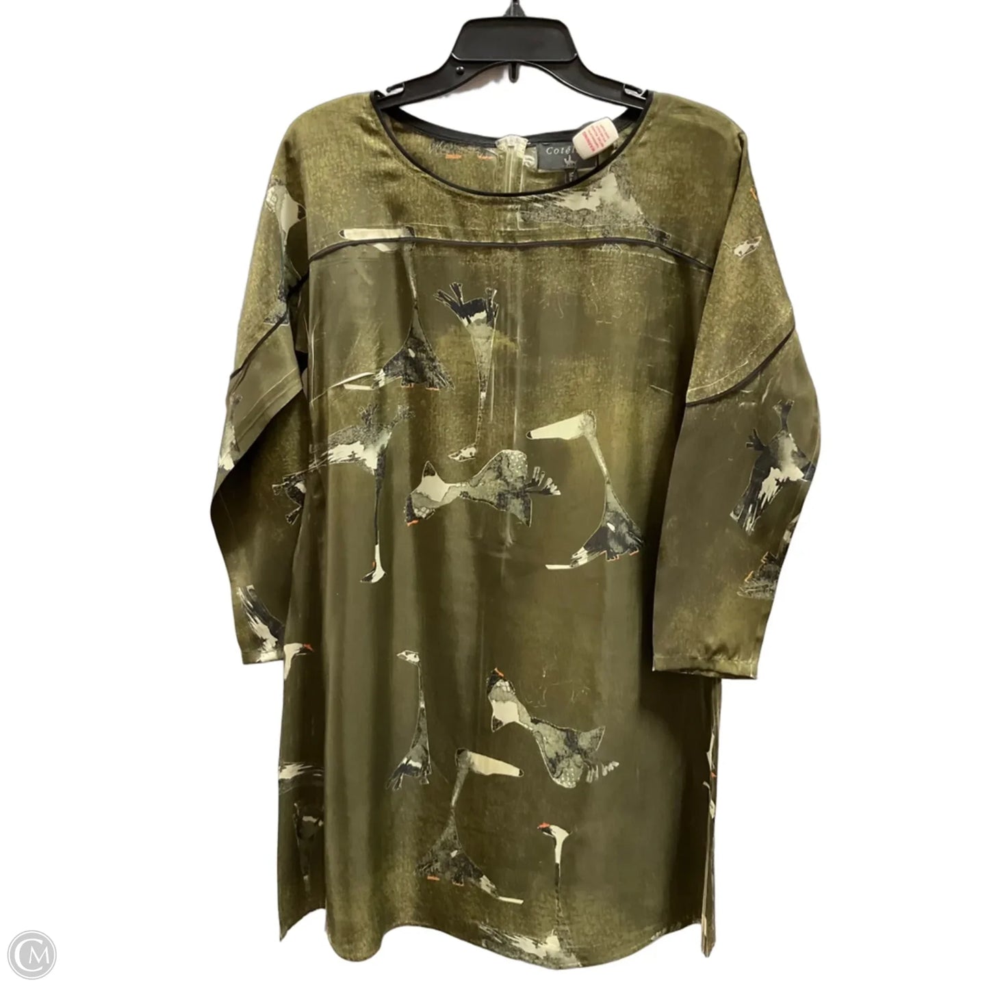 Dress Casual Midi By Cma In Green, Size: 0