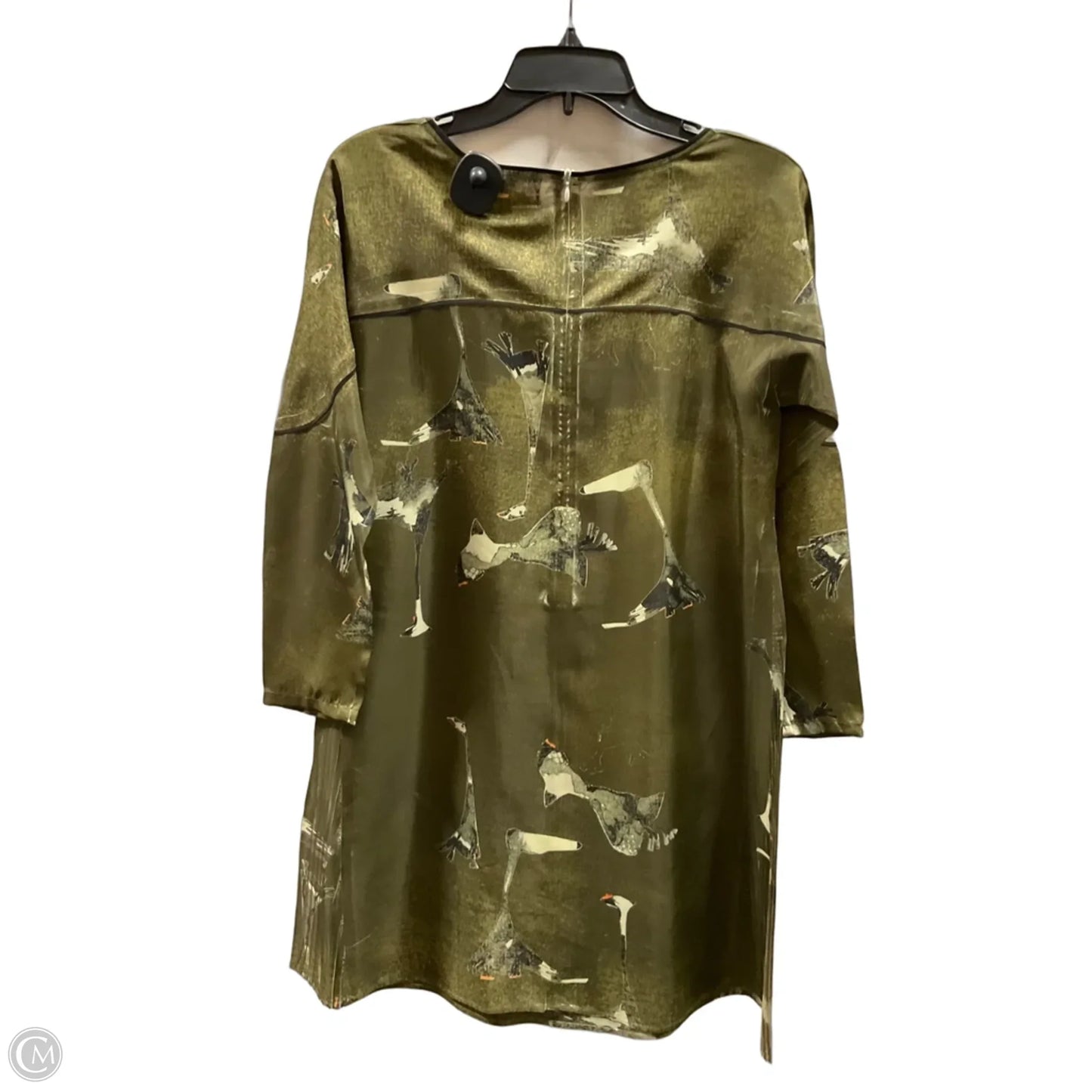 Dress Casual Midi By Cma In Green, Size: 0