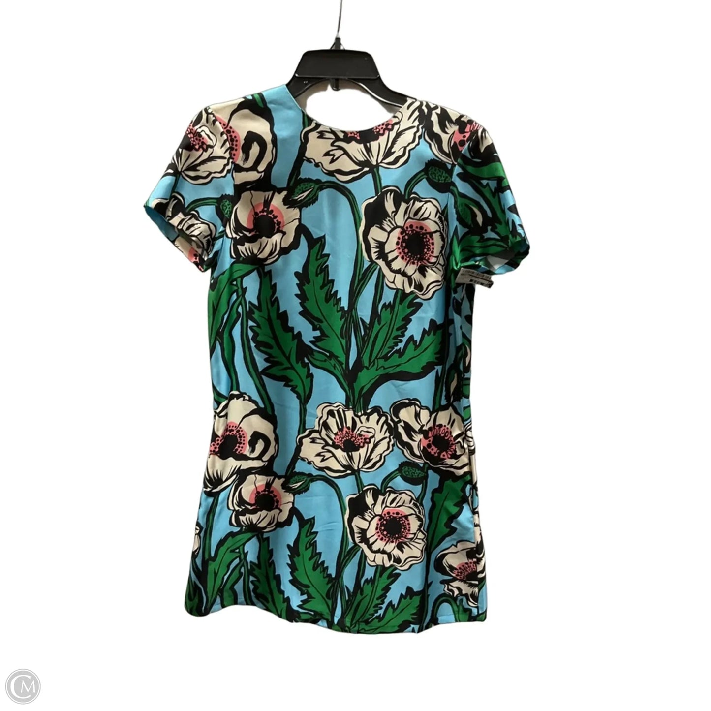 Dress Casual Midi By Cma In Blue & Green, Size: S