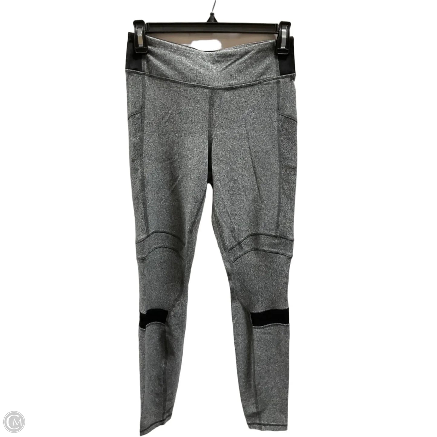 Athletic Leggings By Lululemon In Black & Grey, Size: 6