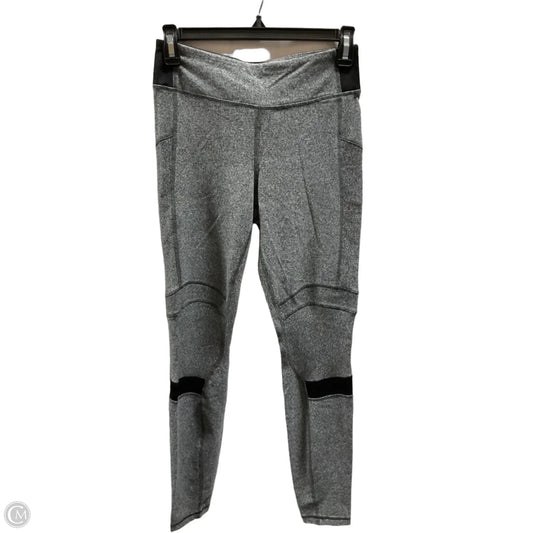 Athletic Leggings By Lululemon In Black & Grey, Size: 6