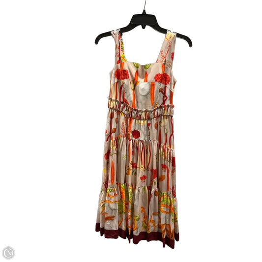 Dress Casual Maxi By Cma In Orange & Tan, Size: Xs