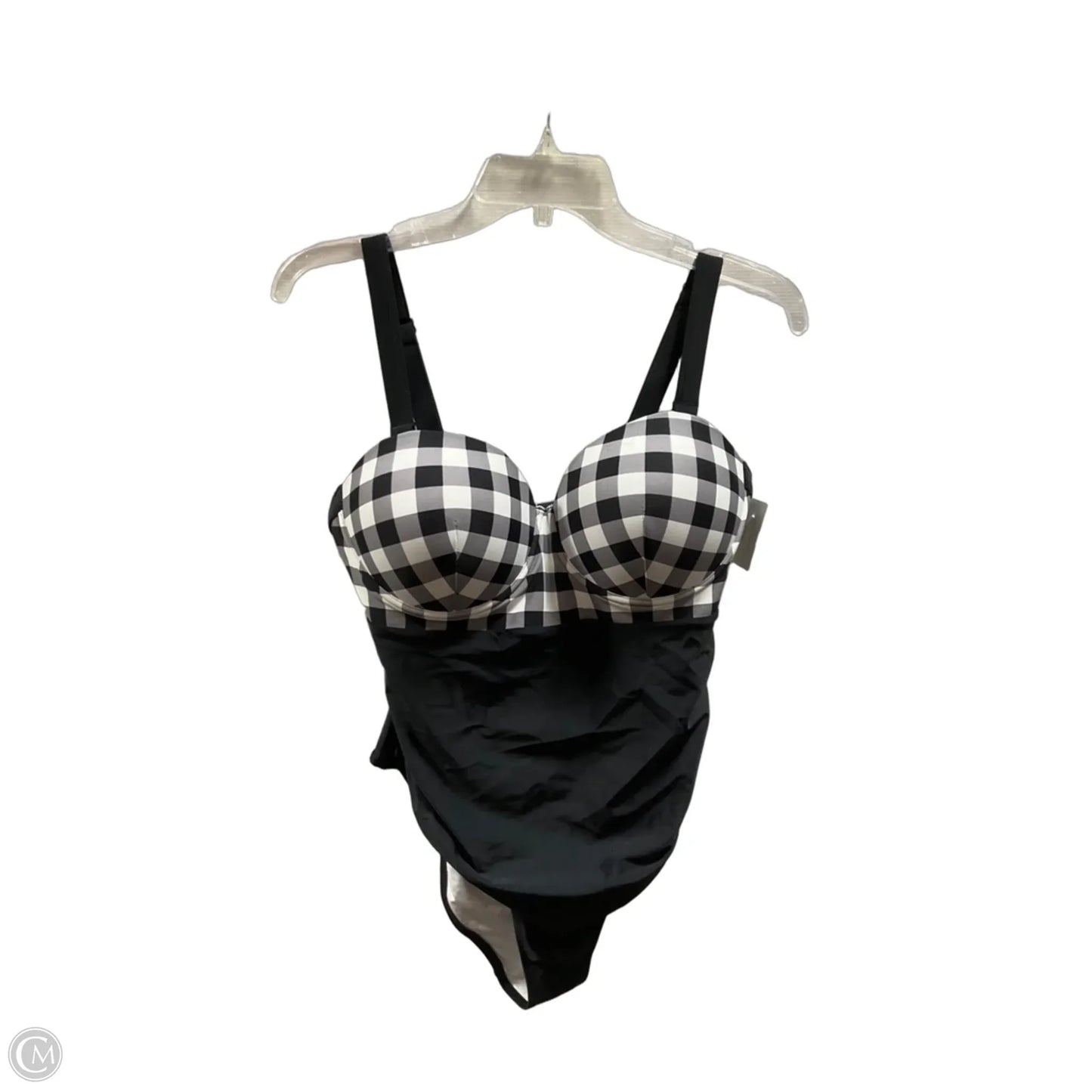 Swimsuit By Cupshe In Black & White, Size: Xl