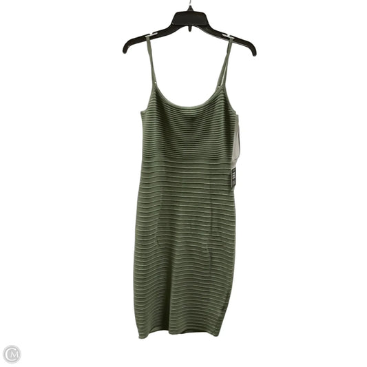 Dress Casual Midi By Express In Green, Size: M