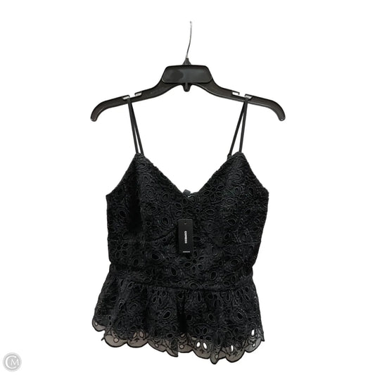 Top Sleeveless By Express In Black, Size: M