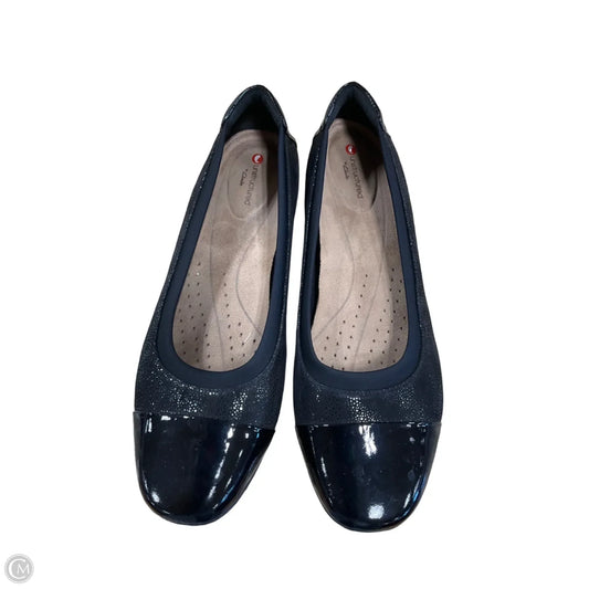 Shoes Flats By Clarks In Black, Size: 8.5