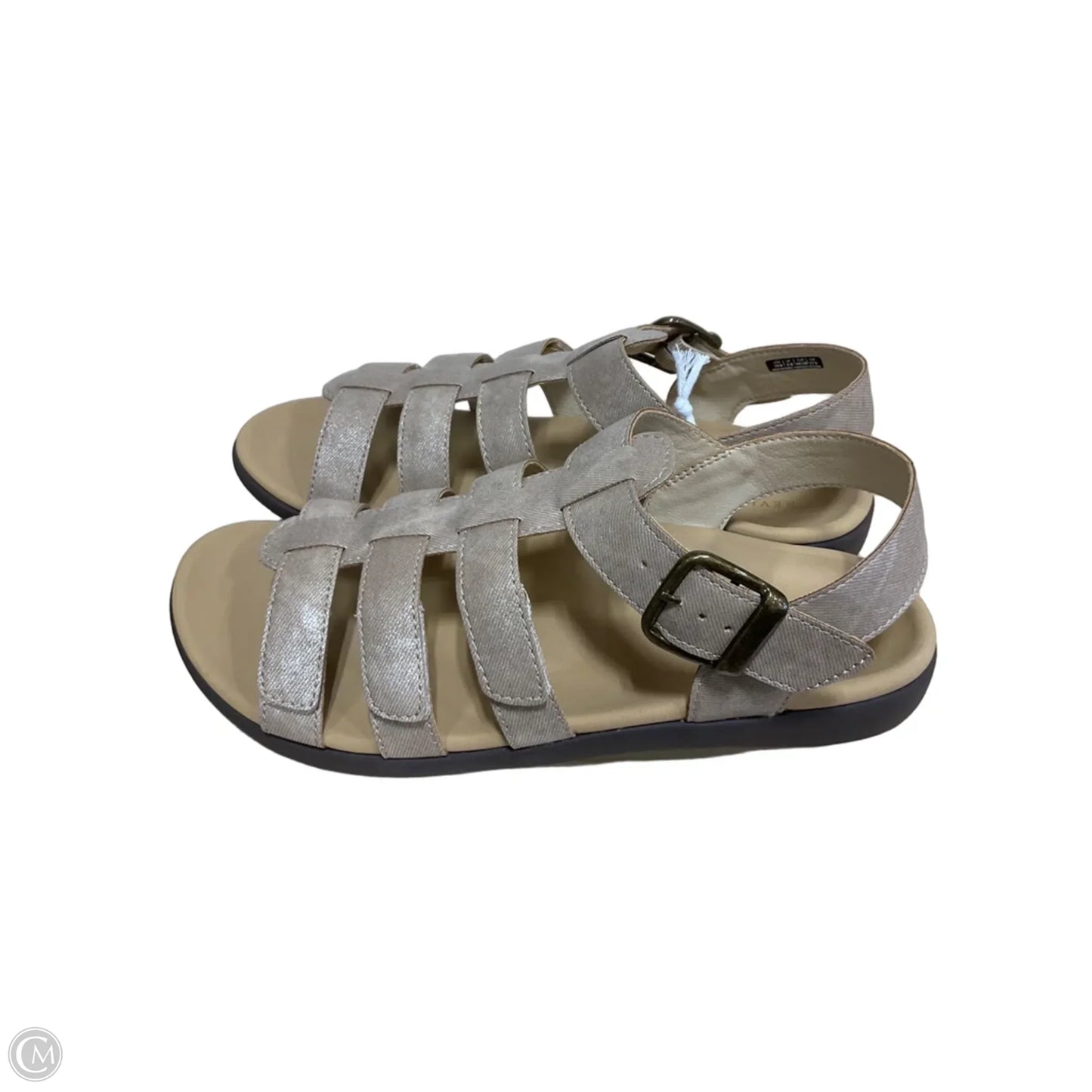 Sandals Flats By Cma In Tan, Size: 10