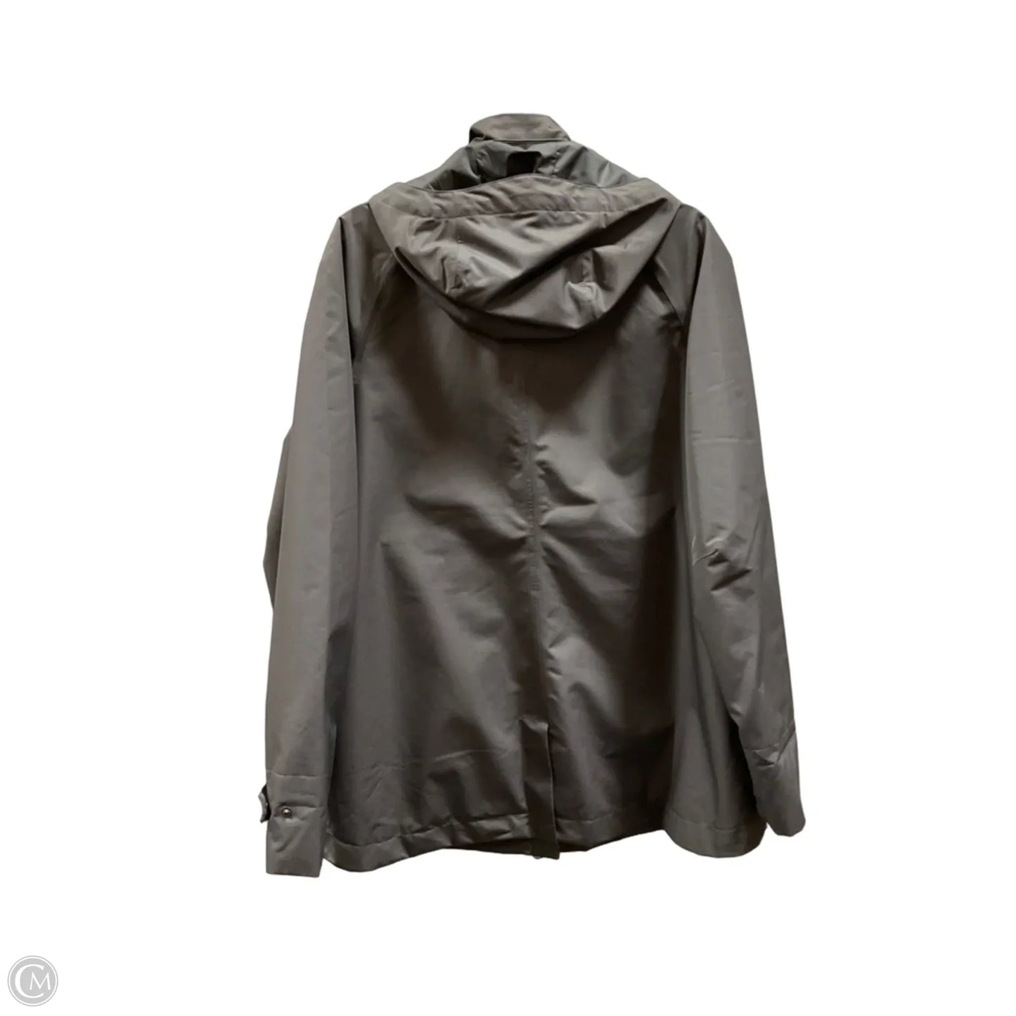 Coat Raincoat By The North Face In Grey, Size: M
