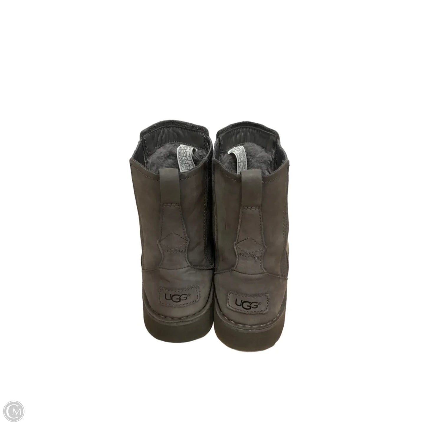 Boots Ankle Heels By Ugg In Grey, Size: 7