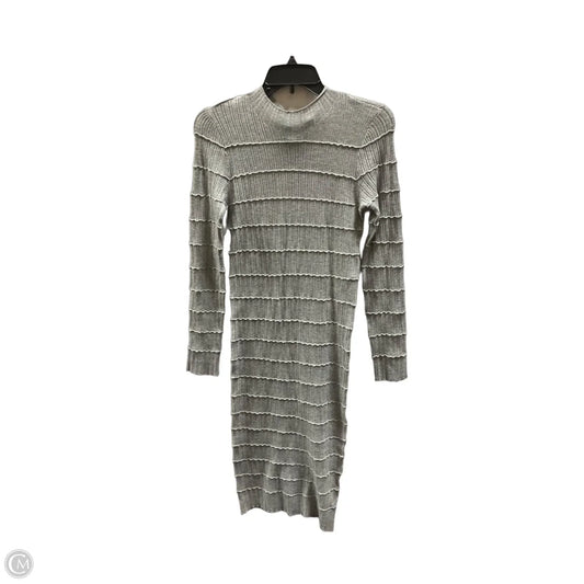 Dress Casual Midi By Vero Moda In Grey, Size: S