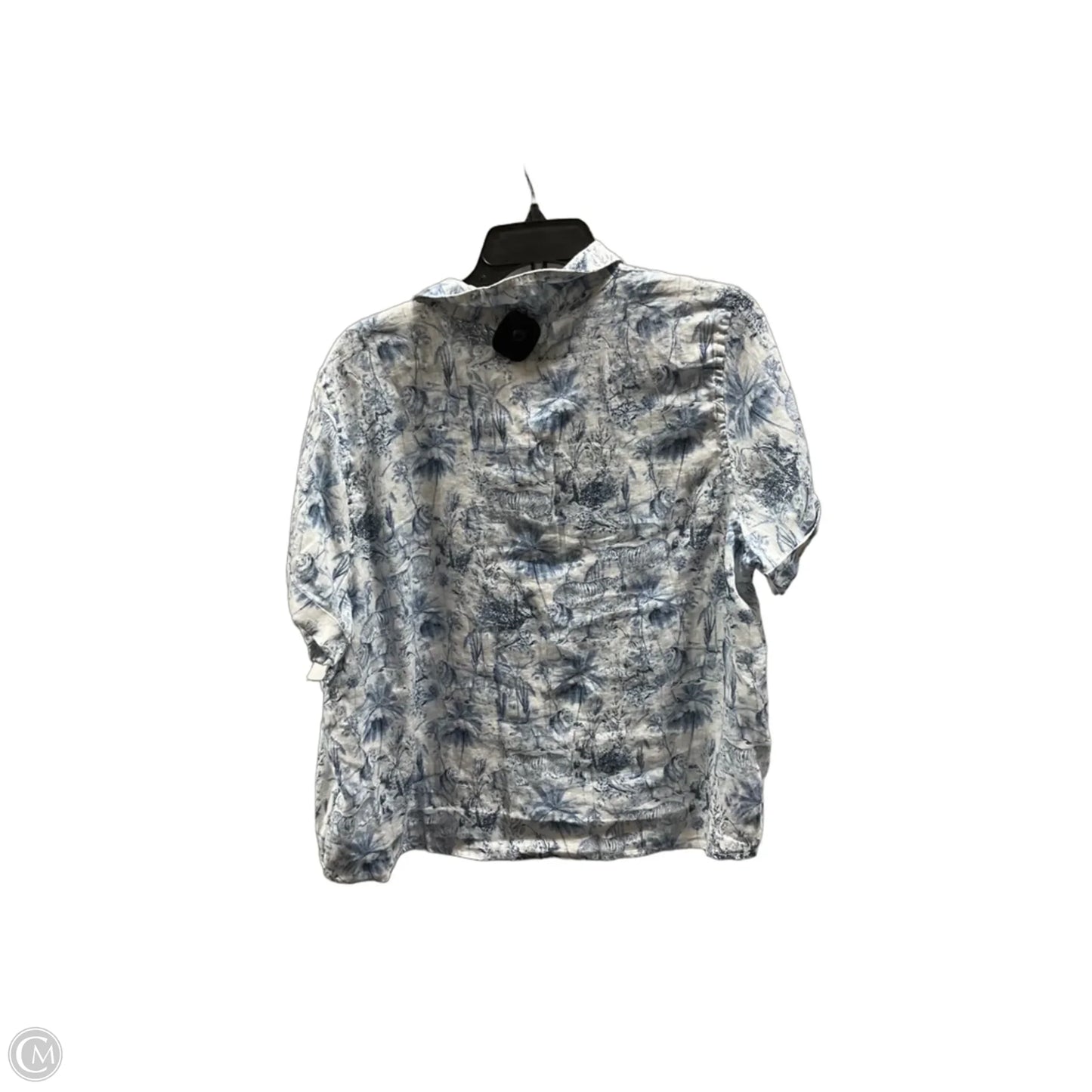 Top Short Sleeve By Rachel Zoe In Blue, Size: Xl