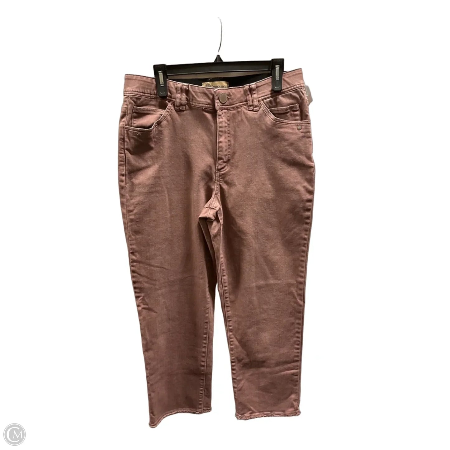 Jeans Straight By Democracy In Mauve, Size: 12