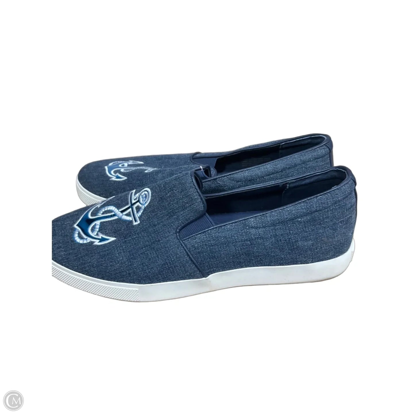 Shoes Flats By Katy Perry In Nautical Print, Size: 9.5
