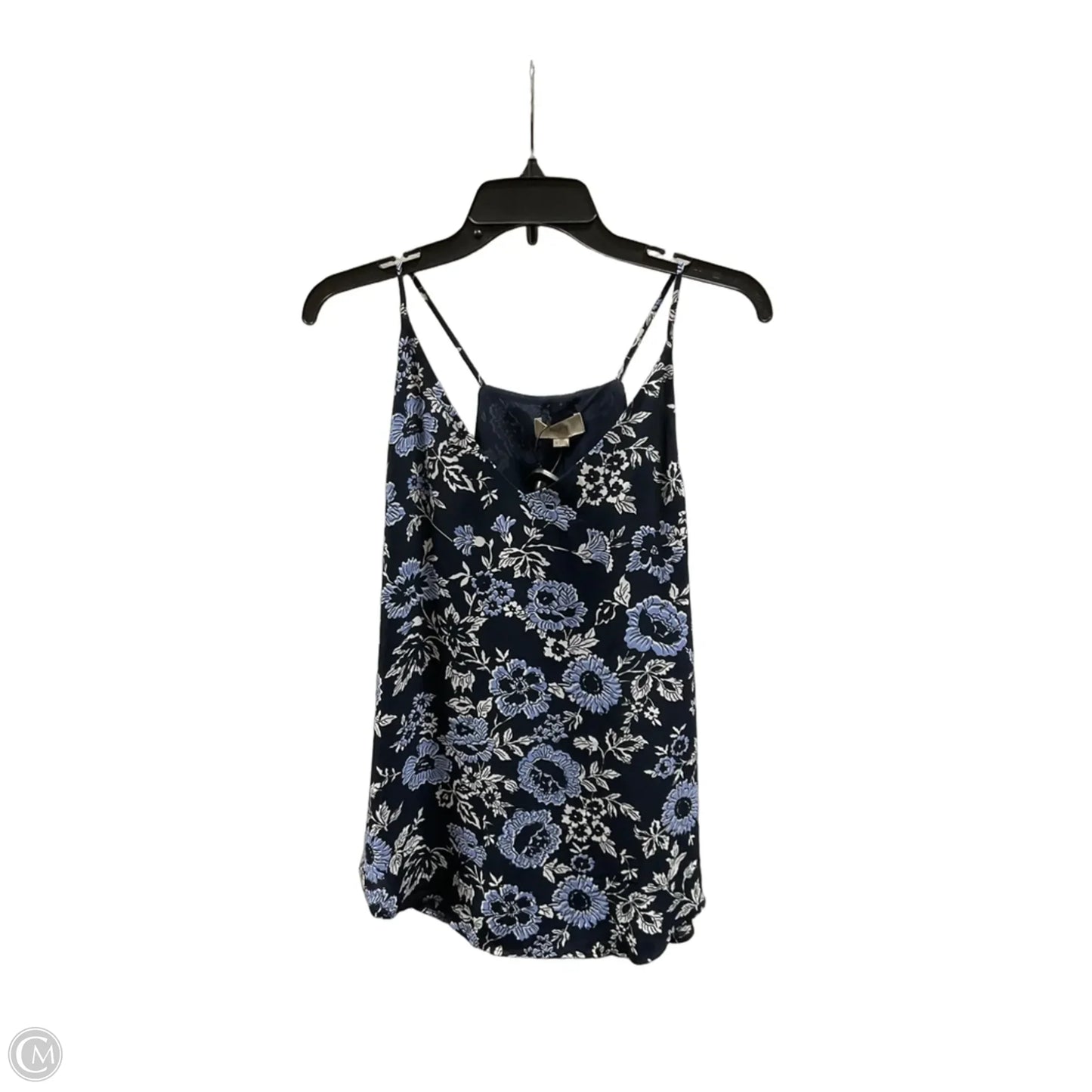 Top Sleeveless By Loft In Blue, Size: M