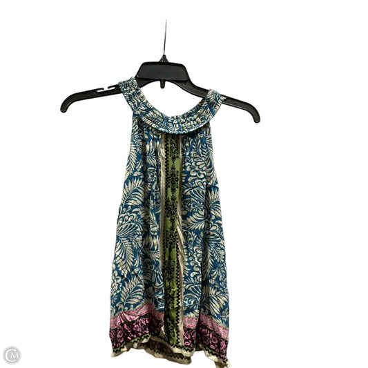 Top Sleeveless By Loft In Multi-colored, Size: M