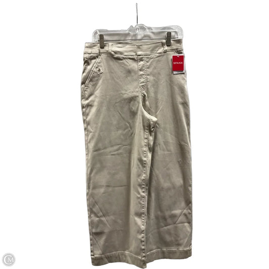 Pants Wide Leg By Spanx In Tan, Size: L
