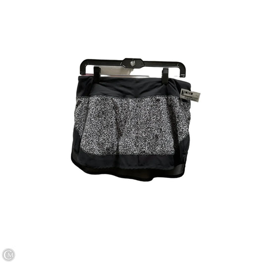 Athletic Shorts By Lululemon In Black & White, Size: 8