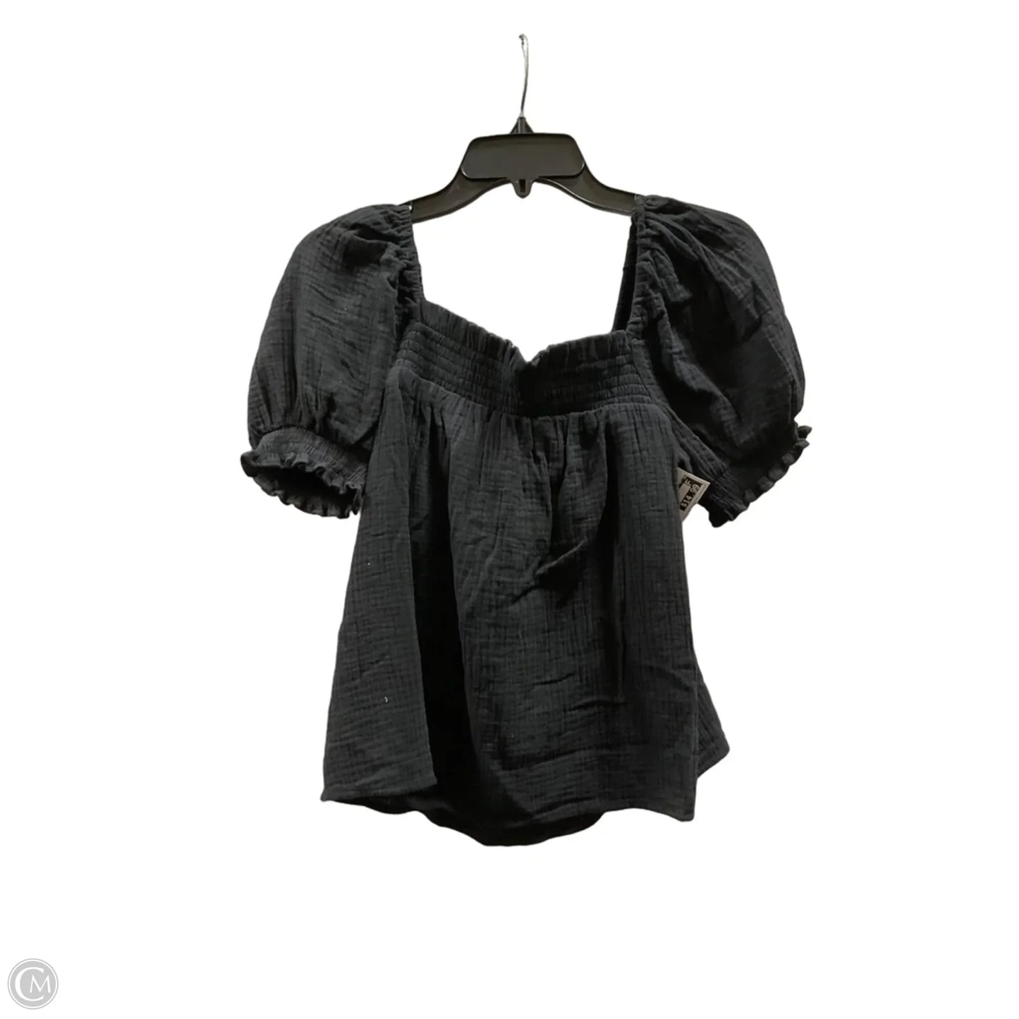 Top Short Sleeve By J. Crew In Black, Size: M