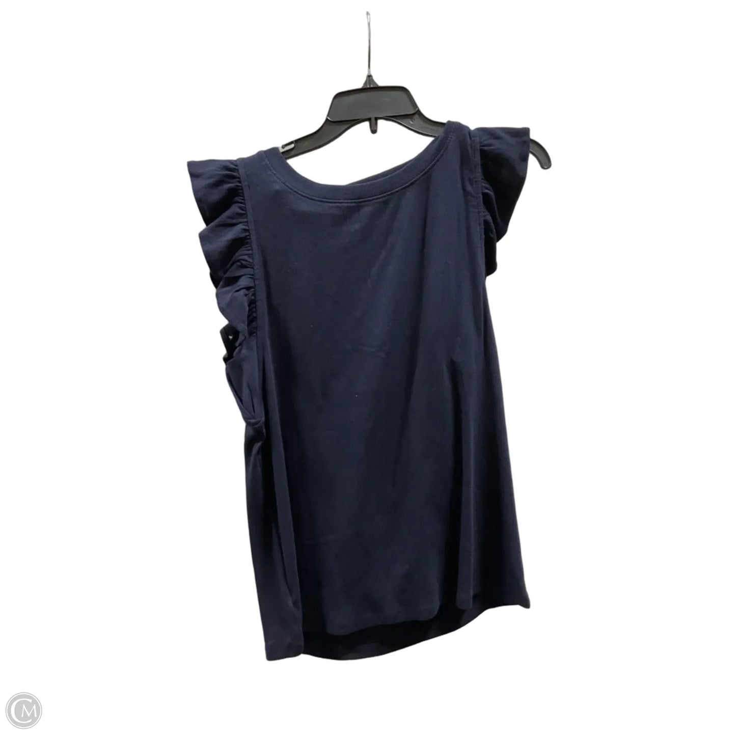 Top Sleeveless By Loft In Navy, Size: L
