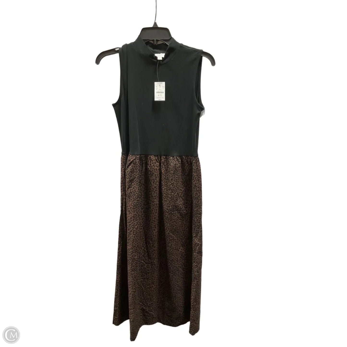 Dress Casual Midi By J. Crew In Leopard Print, Size: S