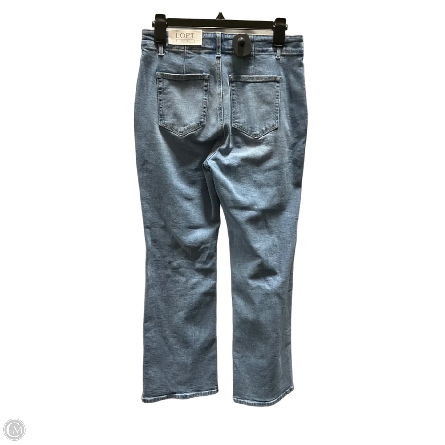 Jeans Flared By Loft In Blue, Size: 4