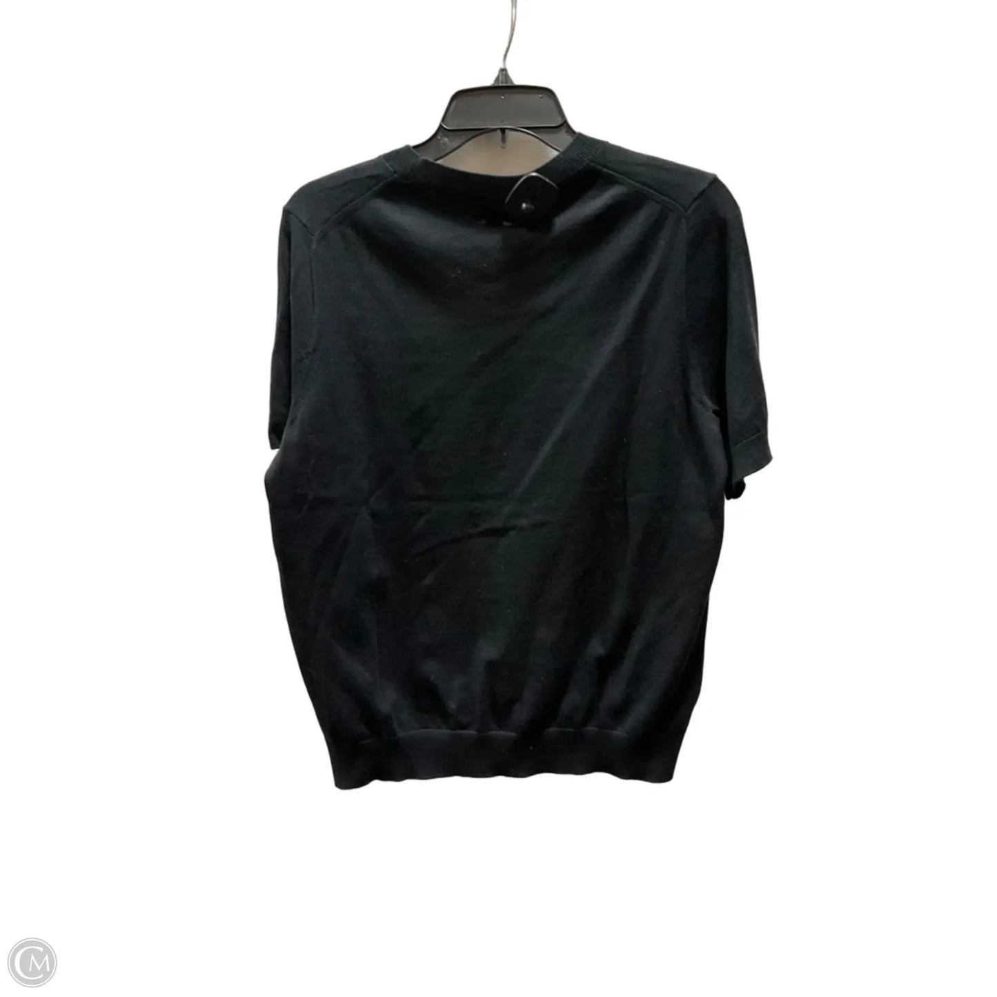Top Short Sleeve Basic By J. Crew In Black, Size: L
