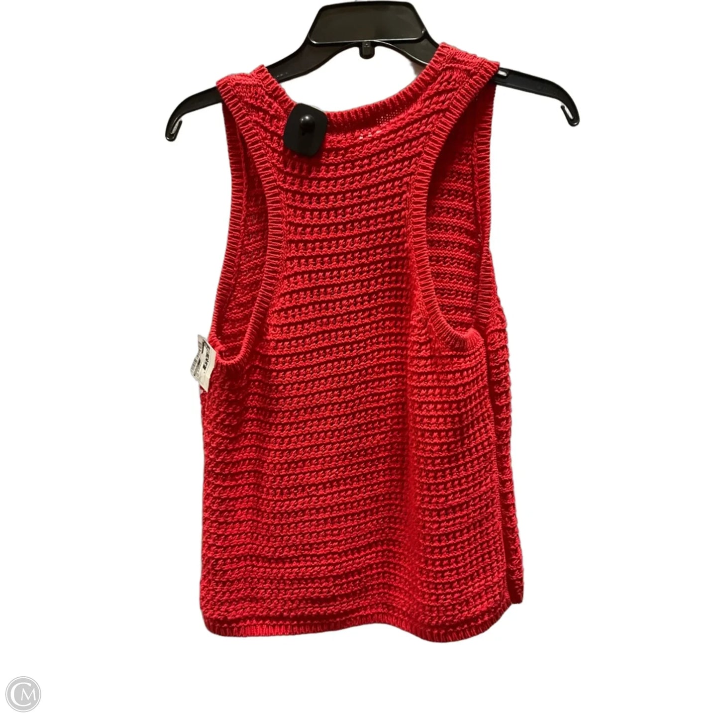 Top Sleeveless By Madewell In Red, Size: L