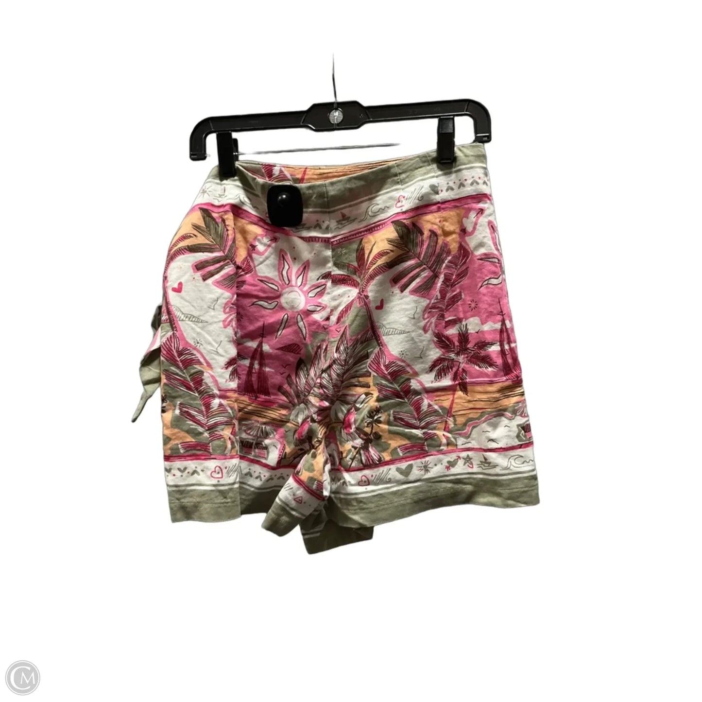 Shorts By Loft In Green & Pink, Size: 6