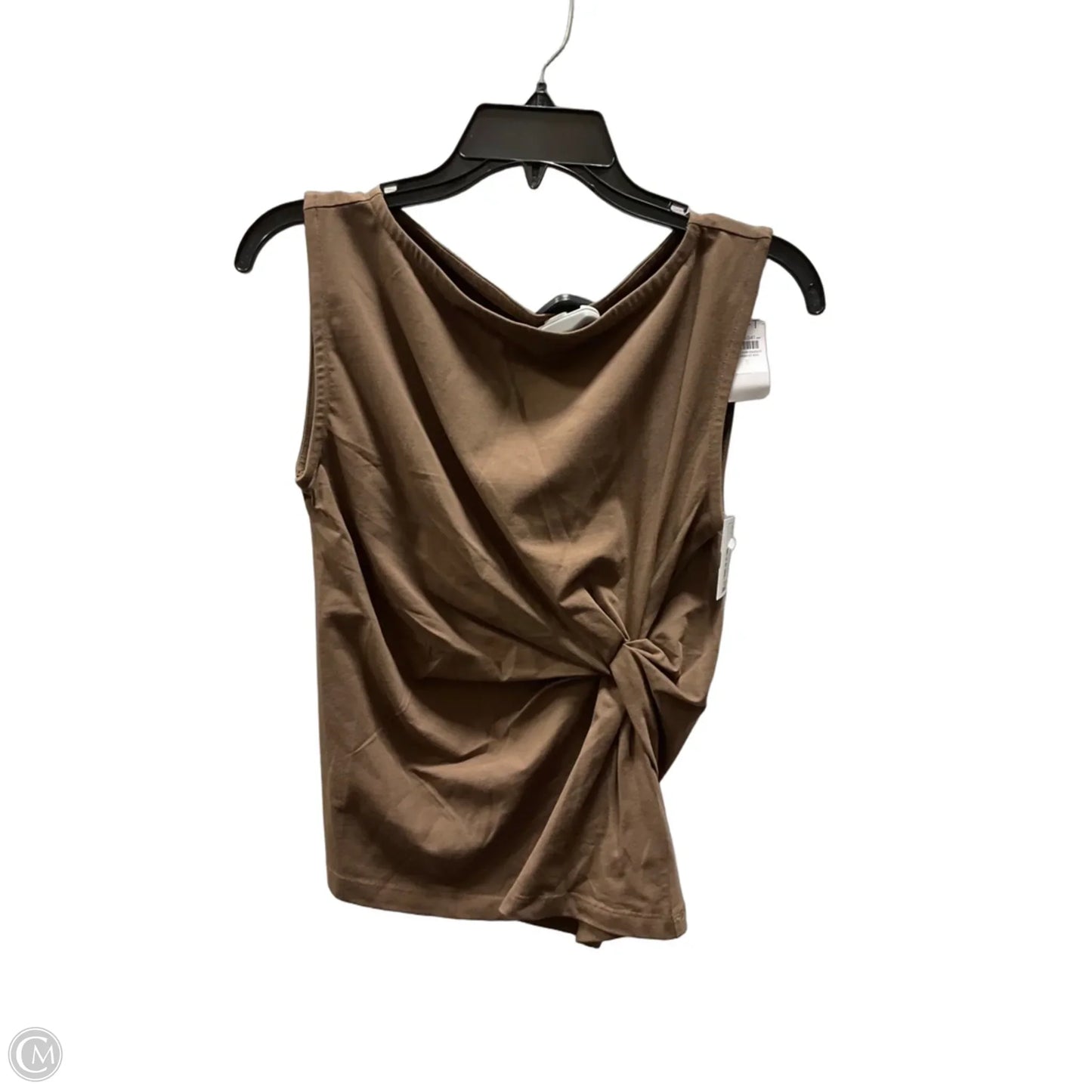 Top Sleeveless By Loft In Brown, Size: S