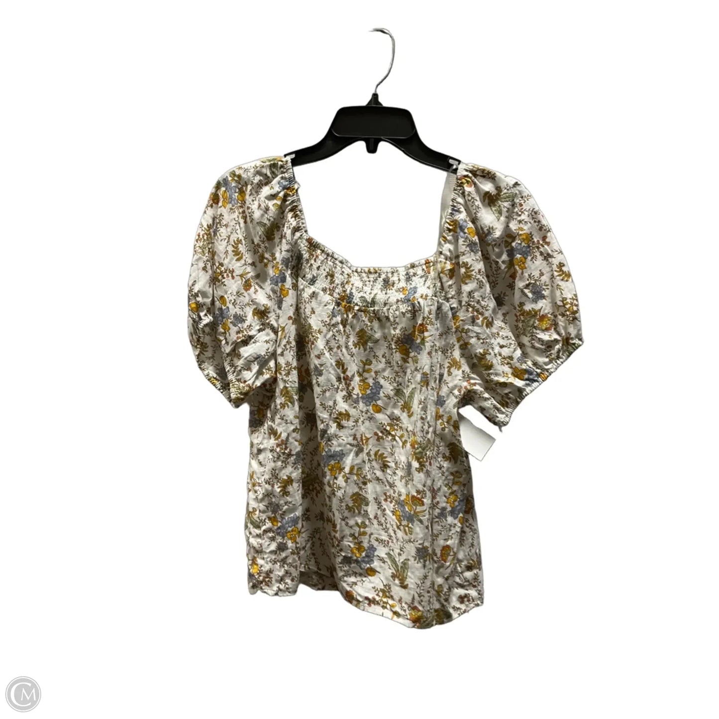 Top Short Sleeve By Ana In Floral Print, Size: M