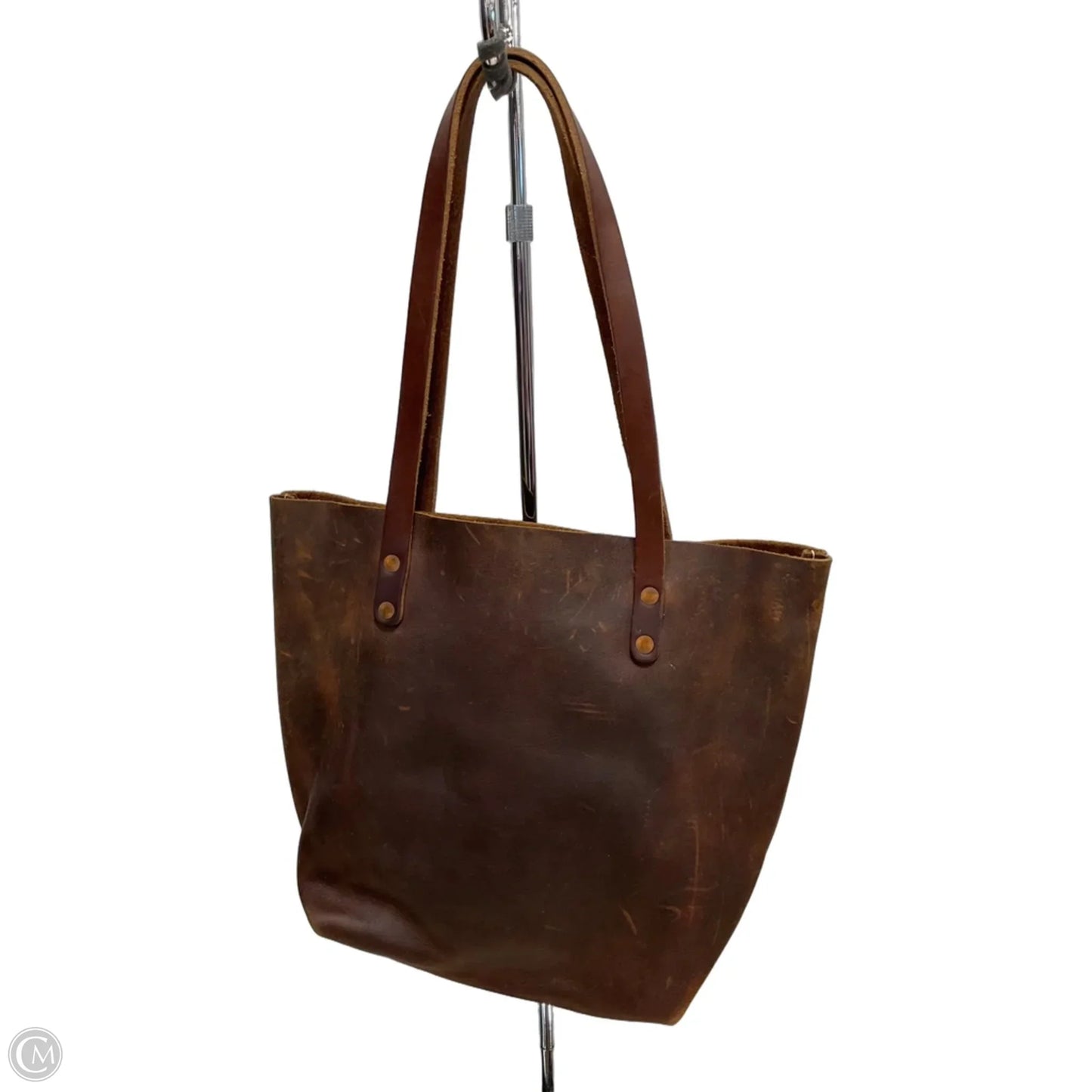 Handbag Leather By Cma, Size: Large
