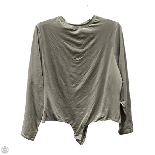 Top Long Sleeve By Skims In Grey, Size: 4x