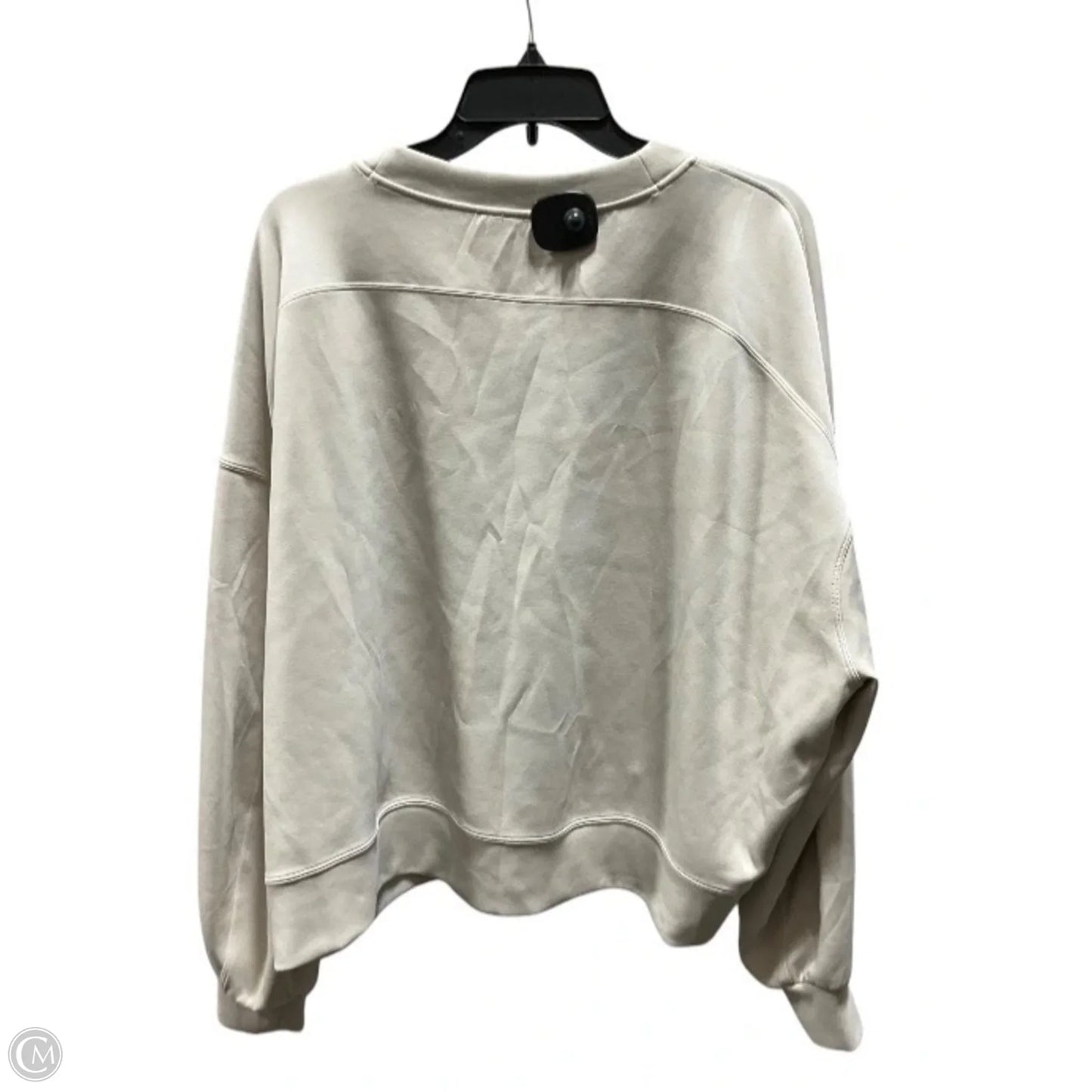 Athletic Sweatshirt Crewneck By Lululemon In Cream, Size: 20