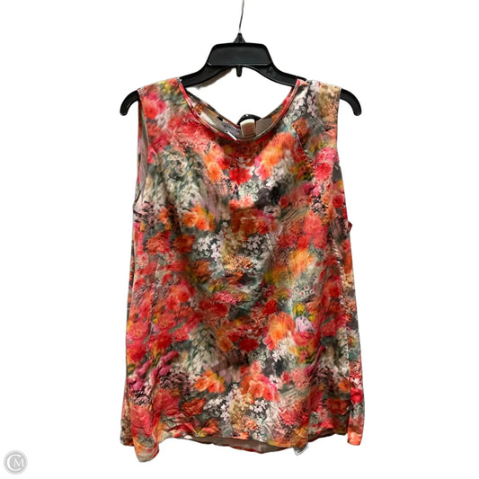 Athletic Tank Top By Athleta In Multi-colored, Size: Xl