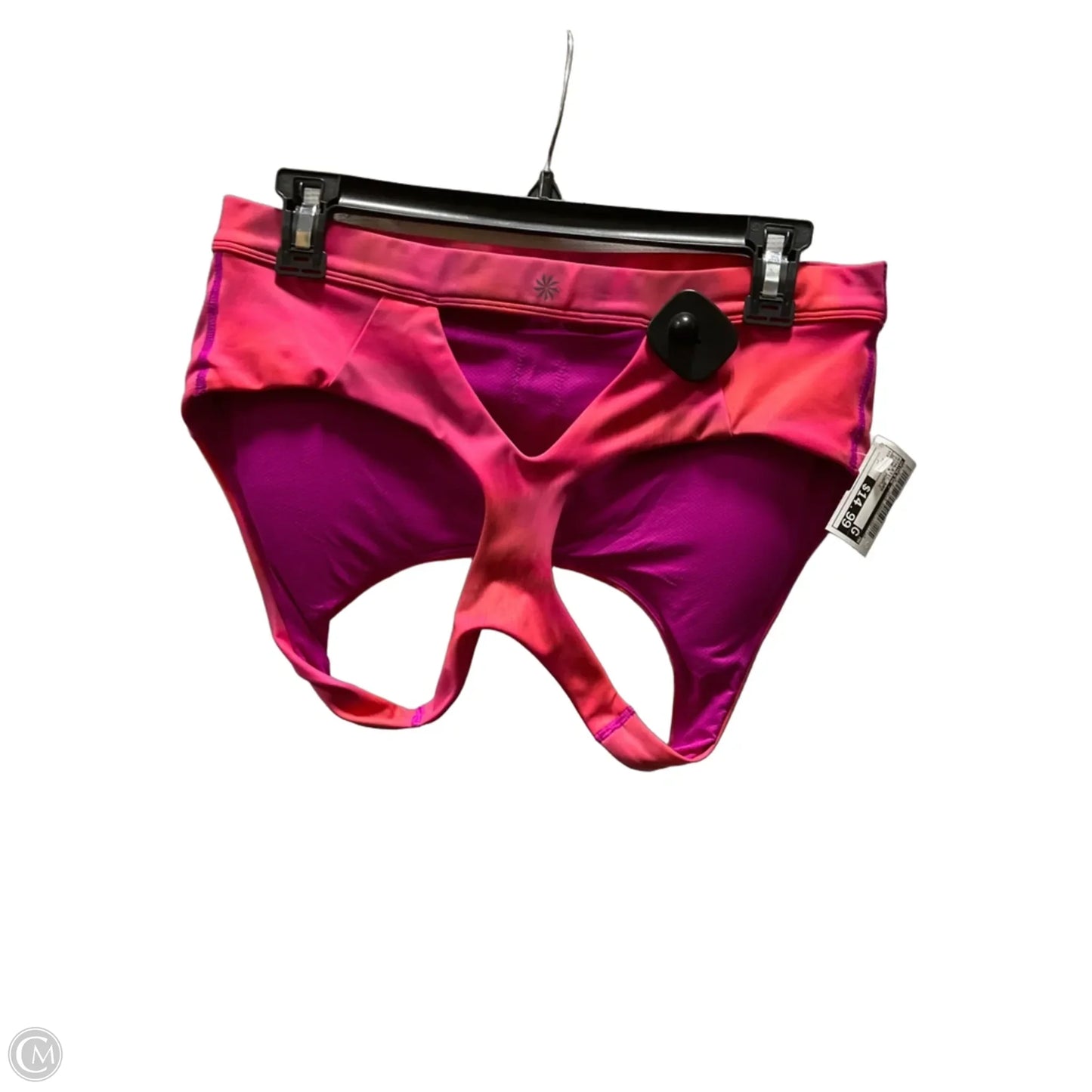 Athletic Bra By Athleta In Pink & Purple, Size: Xl