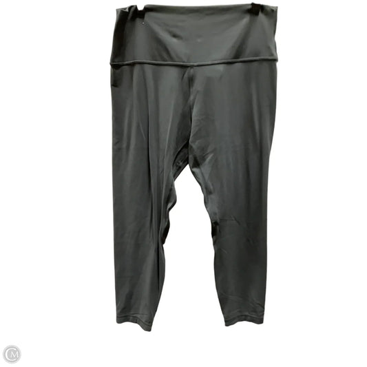 Athletic Leggings By Lululemon In Grey, Size: 12